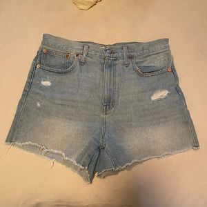 Madewell The Mom Jean Short
